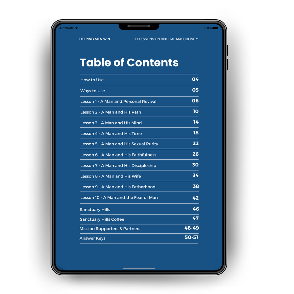 Helping Men Win! - 10 Lessons on Biblical Masculinity