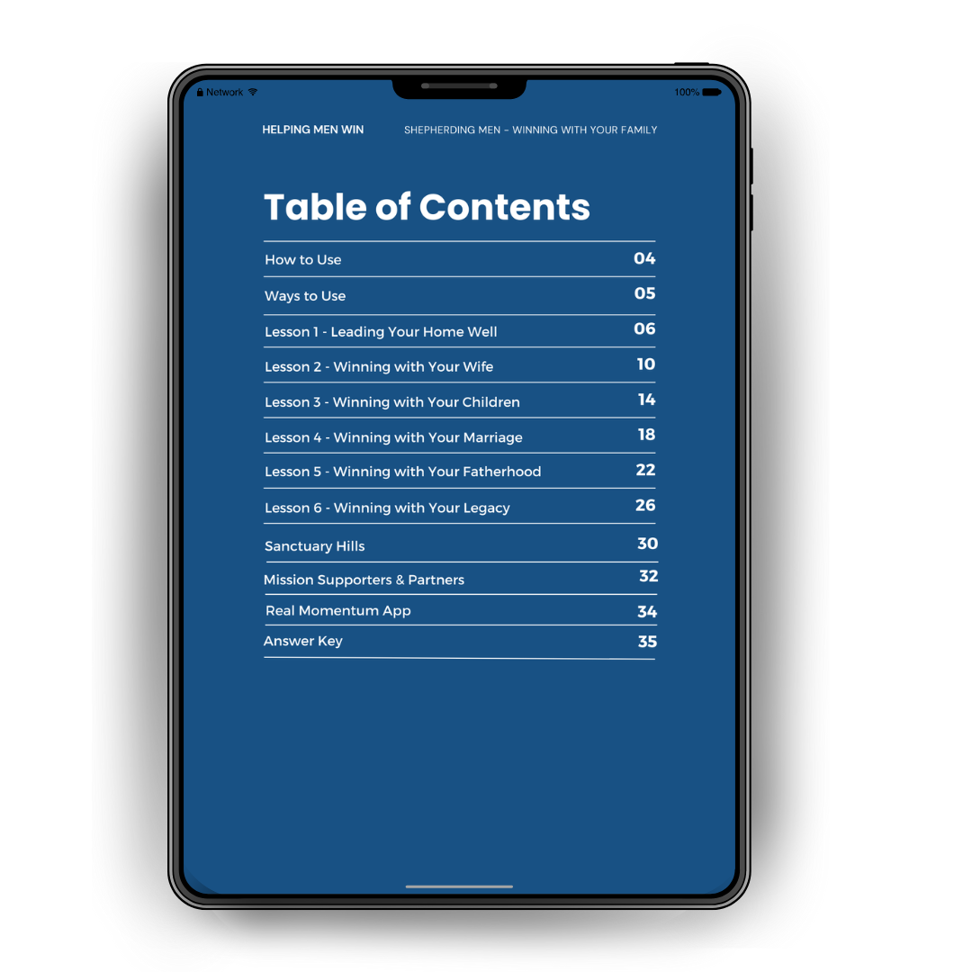 Shepherding Men | Part 2 - Winning with His Family